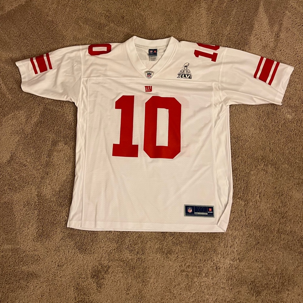 NFL Players Eli Manning Super Bowl XLVI Jersey